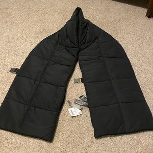 Zara quilted down scarf